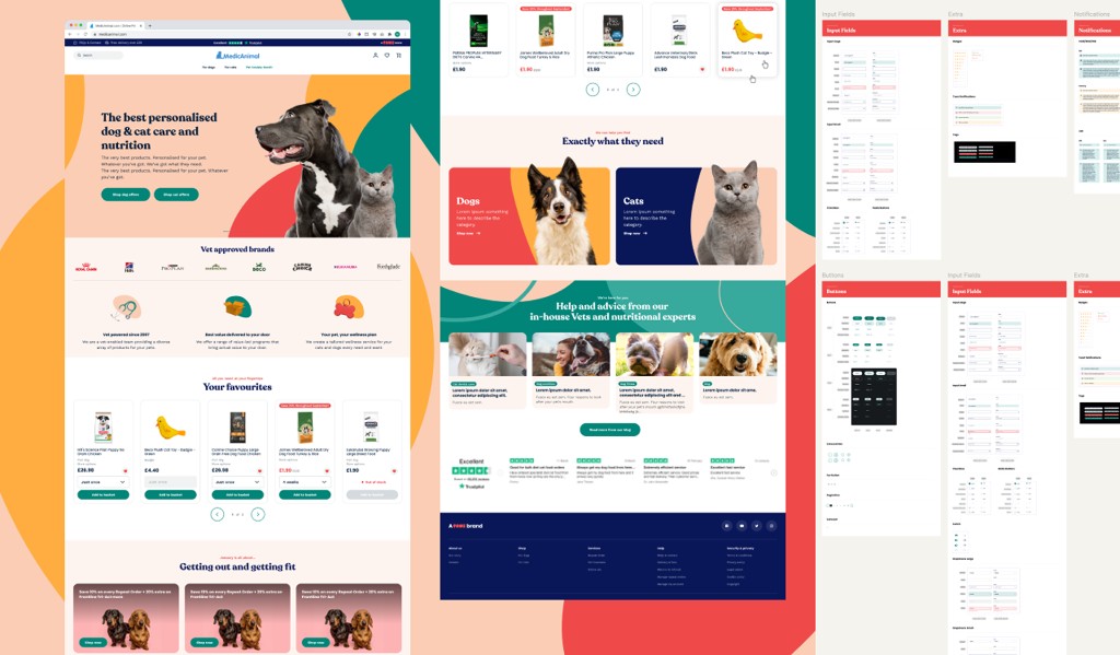 MedicAnimal — pet care e-commerce experience