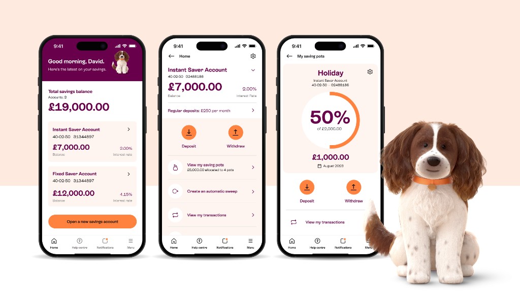 Paws — mobile savings banking app