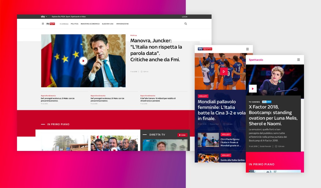 Sky — responsive news media layouts